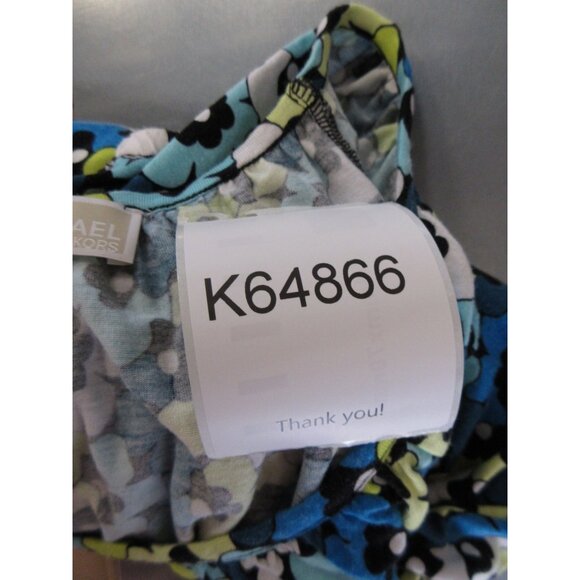 Michael Kors Top 2X Plus Pullover Blouse Floral Scoop Neck Colorful - Picture 9 of 9